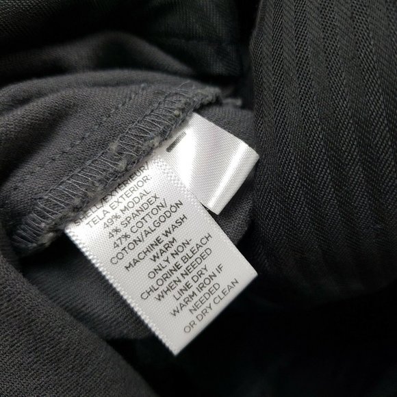 ANN TAYLOR LOFT Solid All Gray Julie Pants Size 6 - Picture 4 of 5